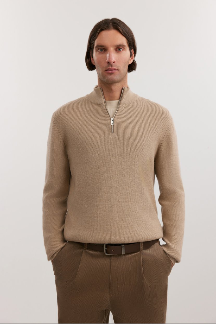 Джемпер из смесовой пряжи