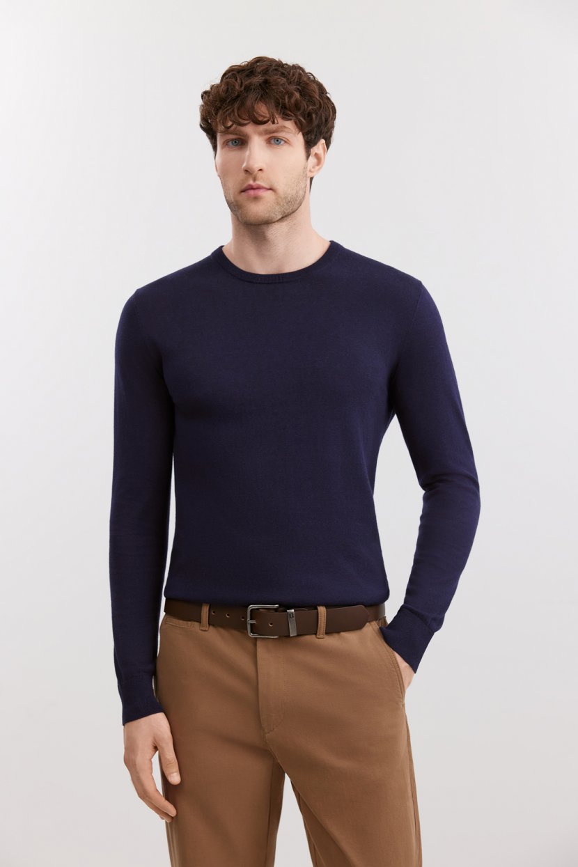 Джемпер из хлопка и вискозы 4199₽