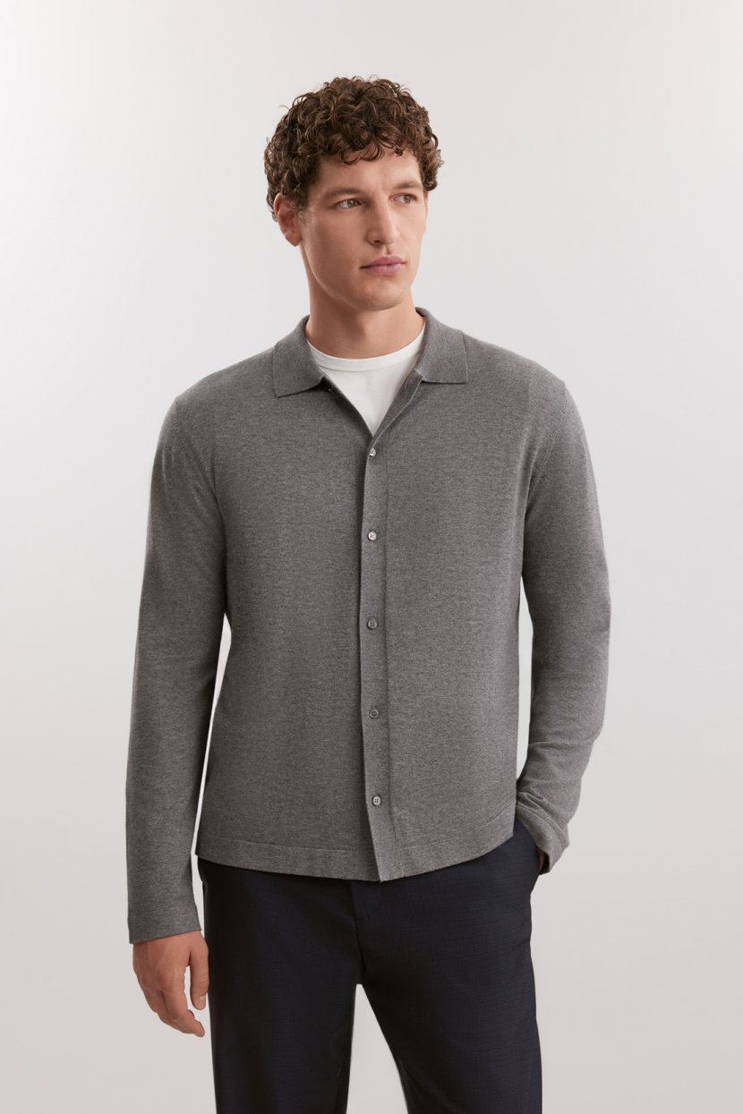 Кардиган из вискозы и хлопка