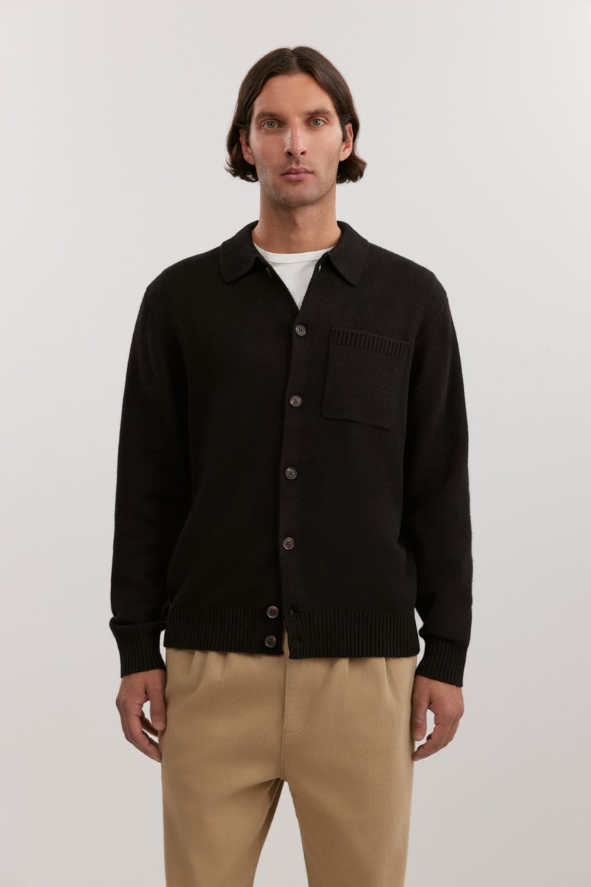 Кардиган из смесовой пряжи с шерстью