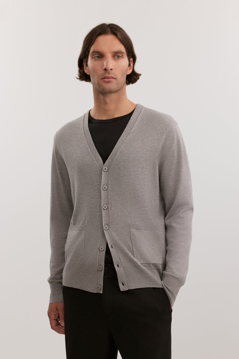 Кардиган из смесовой пряжи с шерстью 3999₽