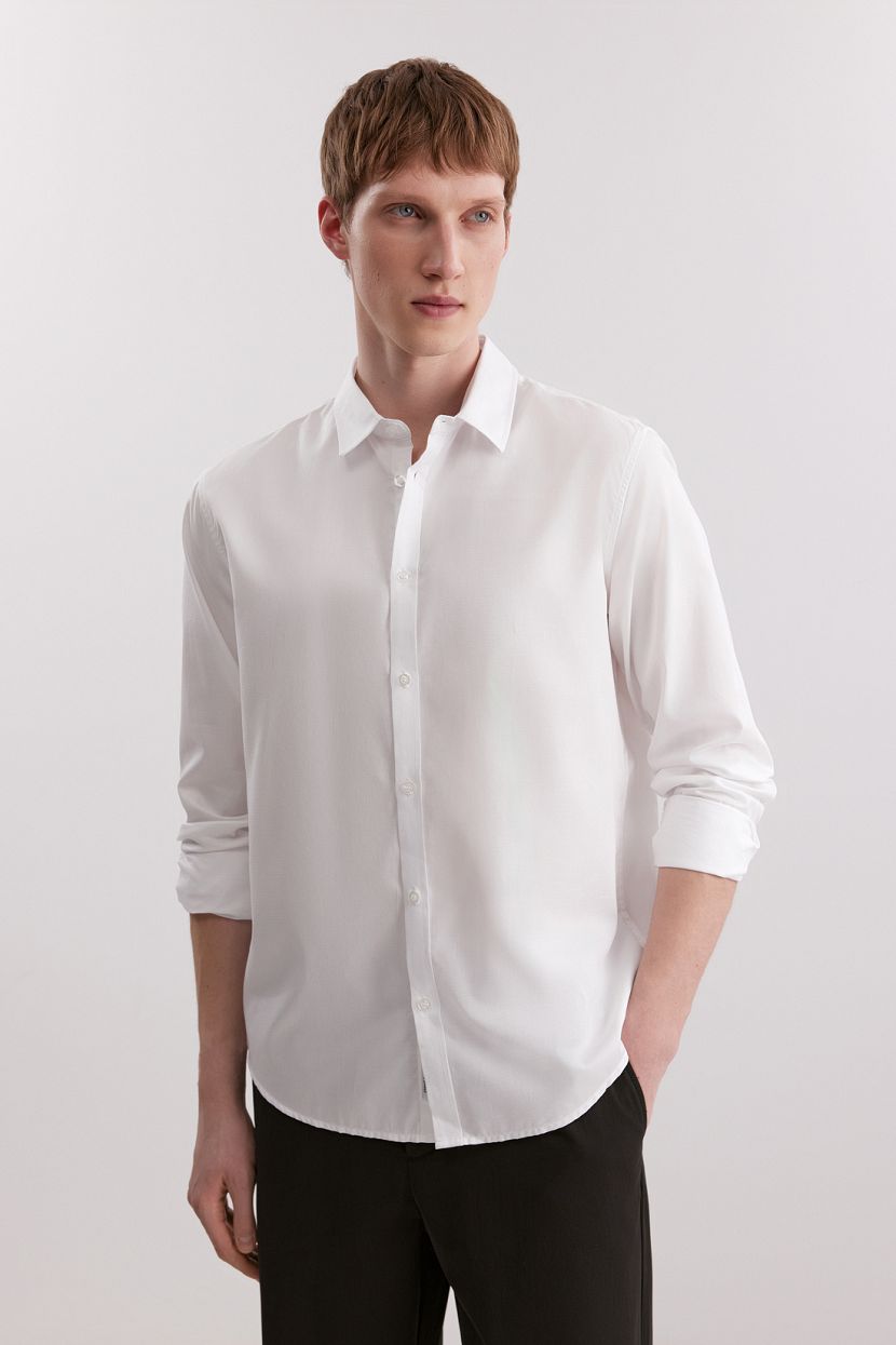 Рубашка из 100 хлопка 3XL белый 3599₽