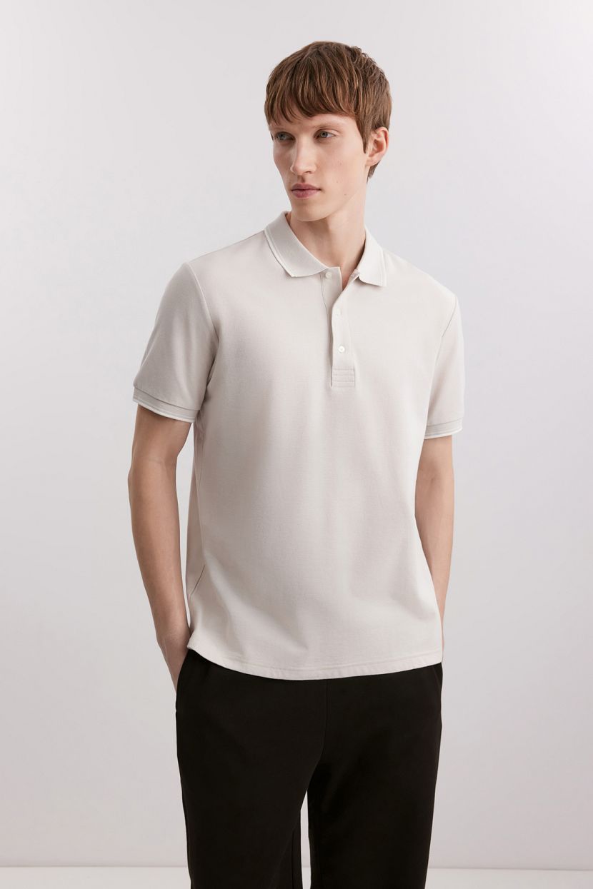 Поло из хлопкового пике