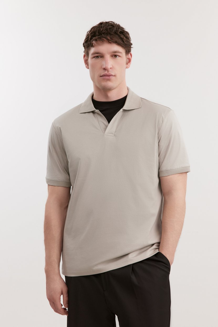 Поло из хлопка с шелком и вискозой 5599₽
