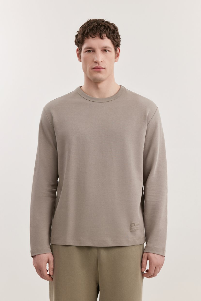 Лонгслив из хлопкового интерлока 4399₽