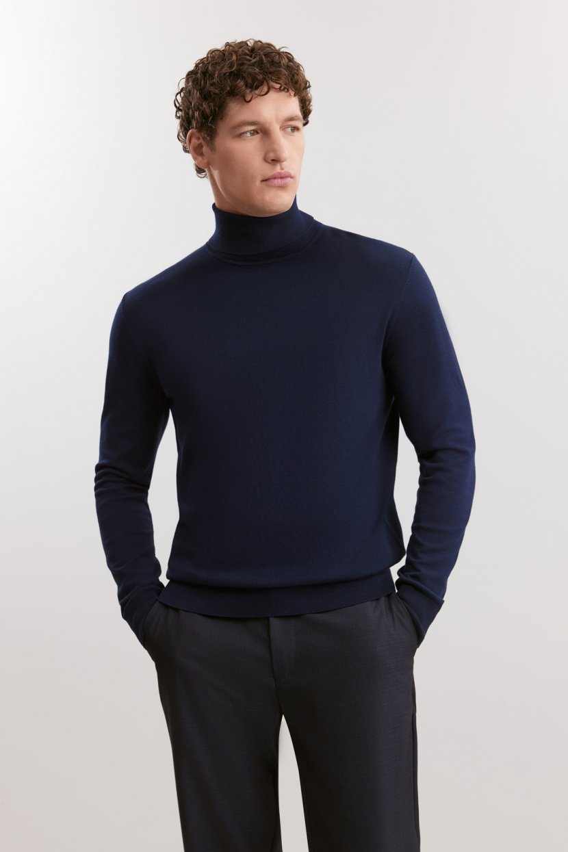 Водолазка из хлопка и вискозы 4899₽