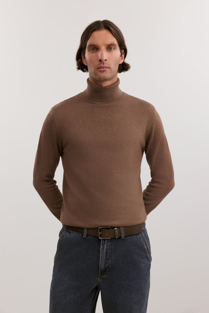 Водолазка из хлопка шерсти и кашемира 5299₽