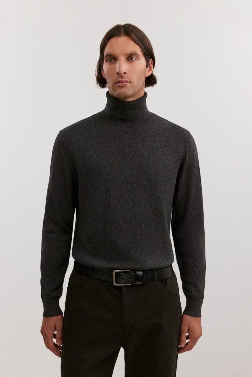 Водолазка из хлопка шерсти и кашемира 5299₽