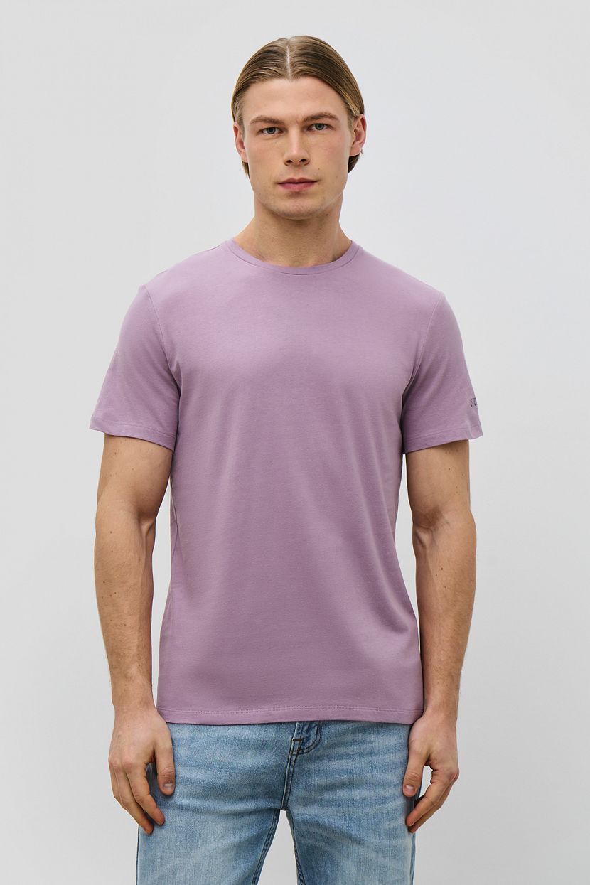 Базовая футболка с O-вырезом REGULAR FIT, M, серый