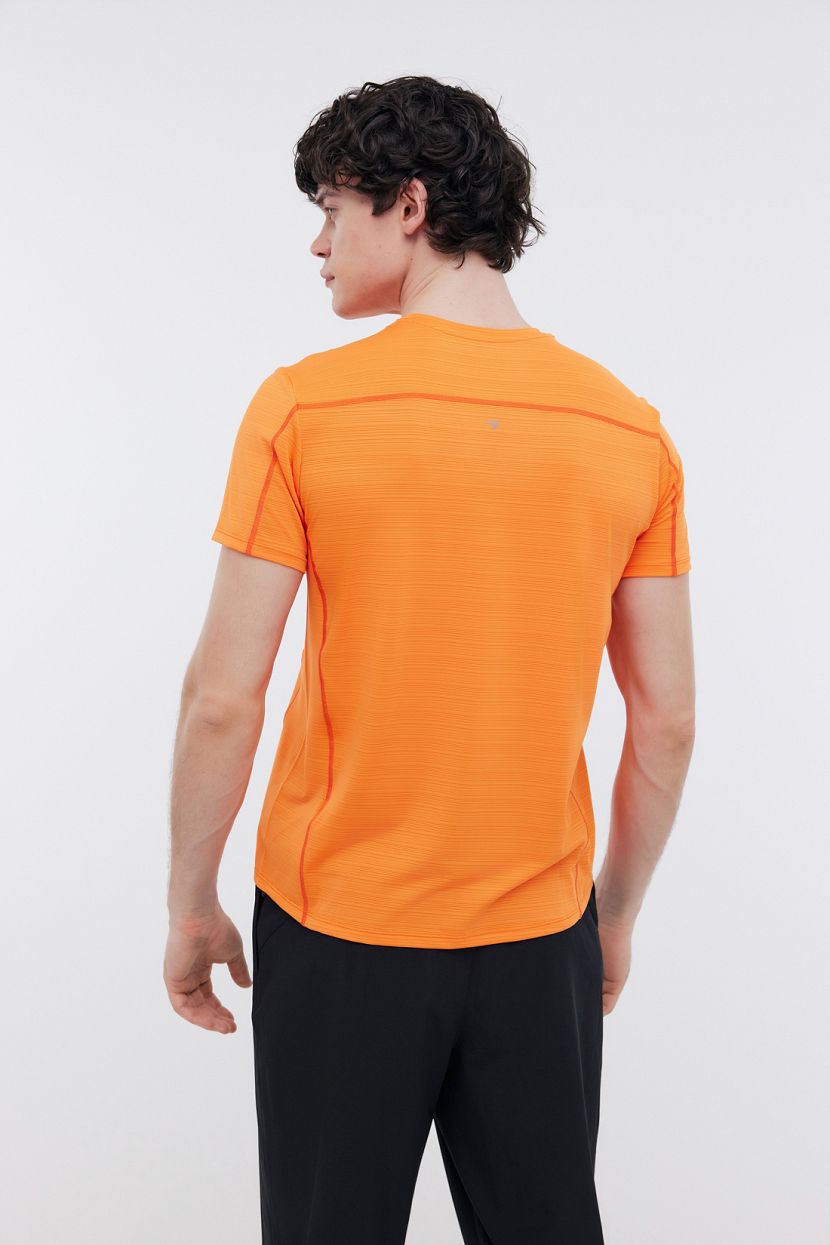 Спортивная футболка для бега (арт. BAON B7324037), размер L, цвет оранжевый Спортивная футболка для бега (арт. BAON B7324037) - фото 3
