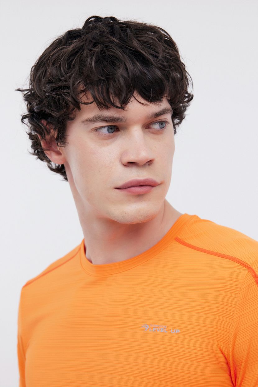 Спортивная футболка для бега (арт. BAON B7324037), размер L, цвет оранжевый Спортивная футболка для бега (арт. BAON B7324037) - фото 4