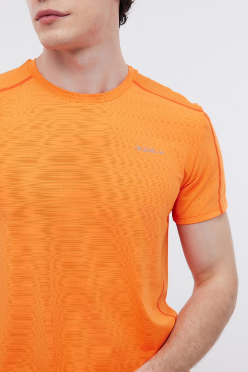 Спортивная футболка для бега (арт. BAON B7324037), размер L, цвет оранжевый Спортивная футболка для бега (арт. BAON B7324037) - фото 5