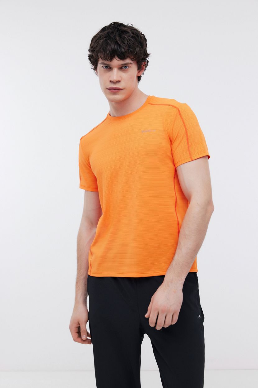 Спортивная футболка для бега (арт. BAON B7324037), размер L, цвет оранжевый Спортивная футболка для бега (арт. BAON B7324037) - фото 1