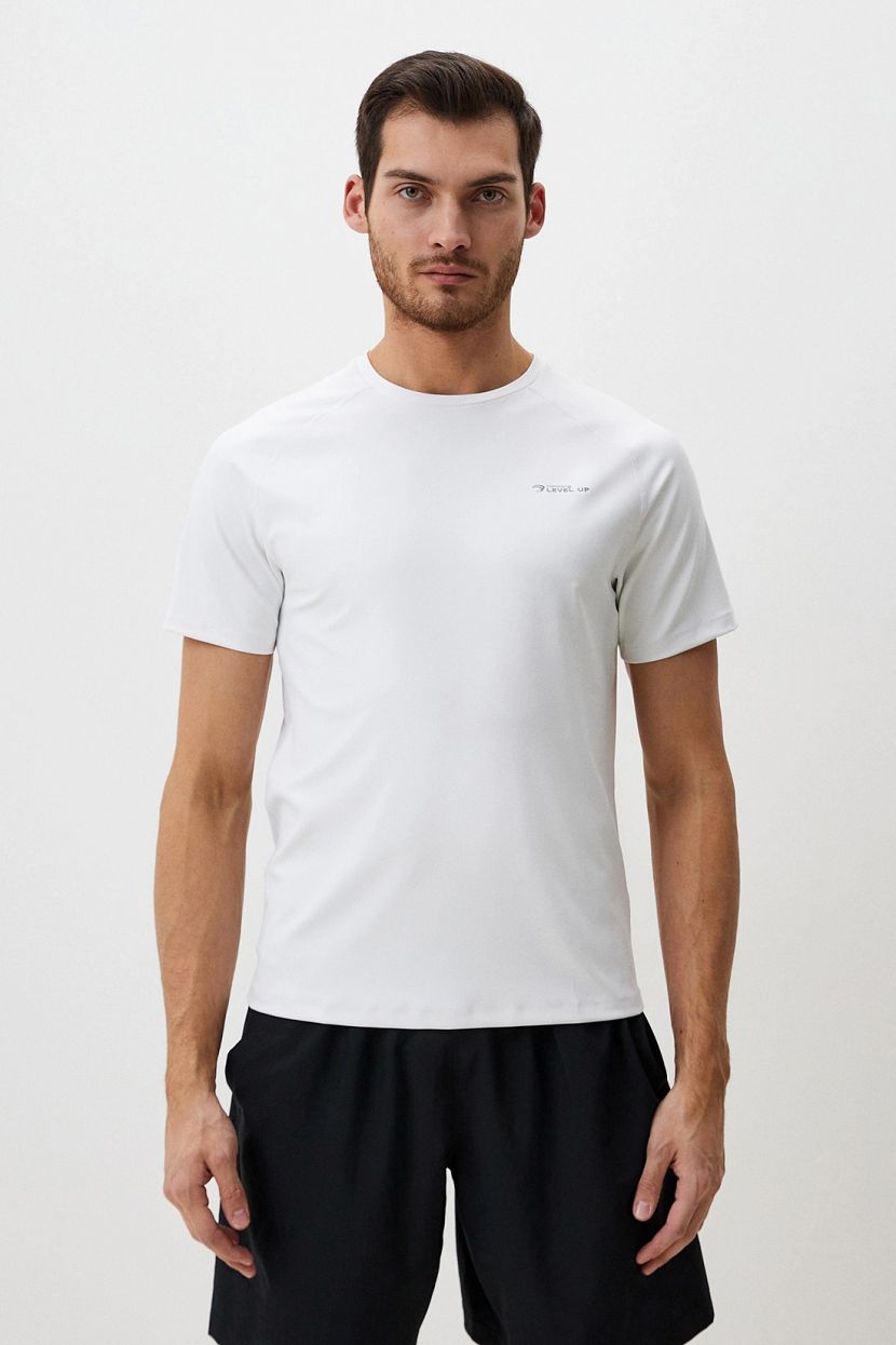 Спортивная футболка для бега, M, белый
