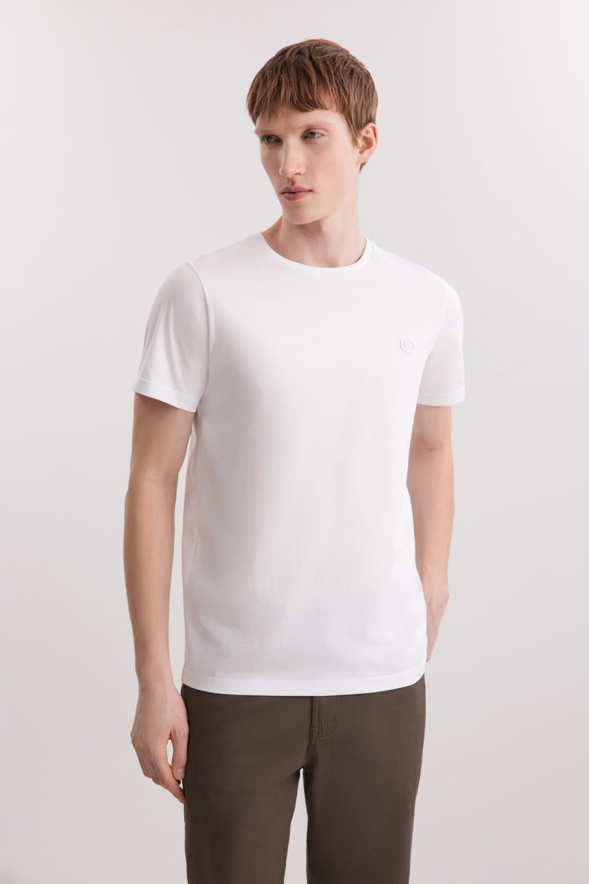 Футболка из хлопка 3XL белый 1999₽