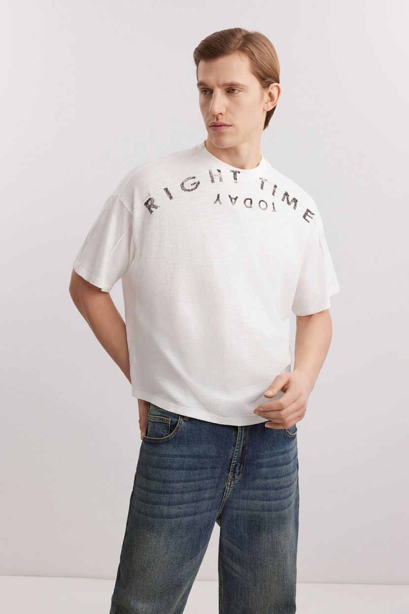 Футболка из 100 хлопка 3XL белый 3199₽