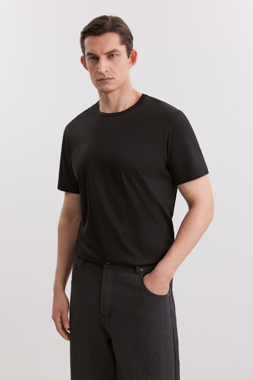 Футболка из премиального джерси 3XL черный 3699₽