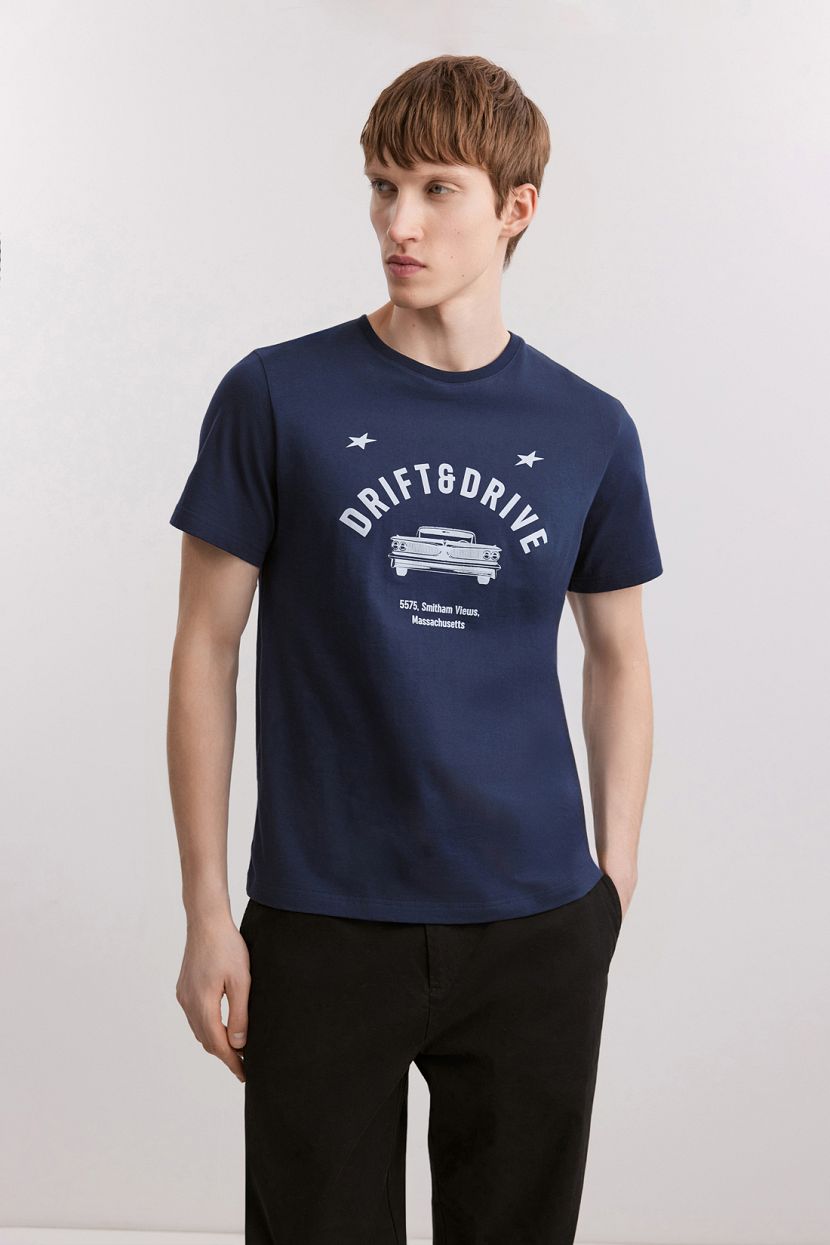 Футболка с принтом