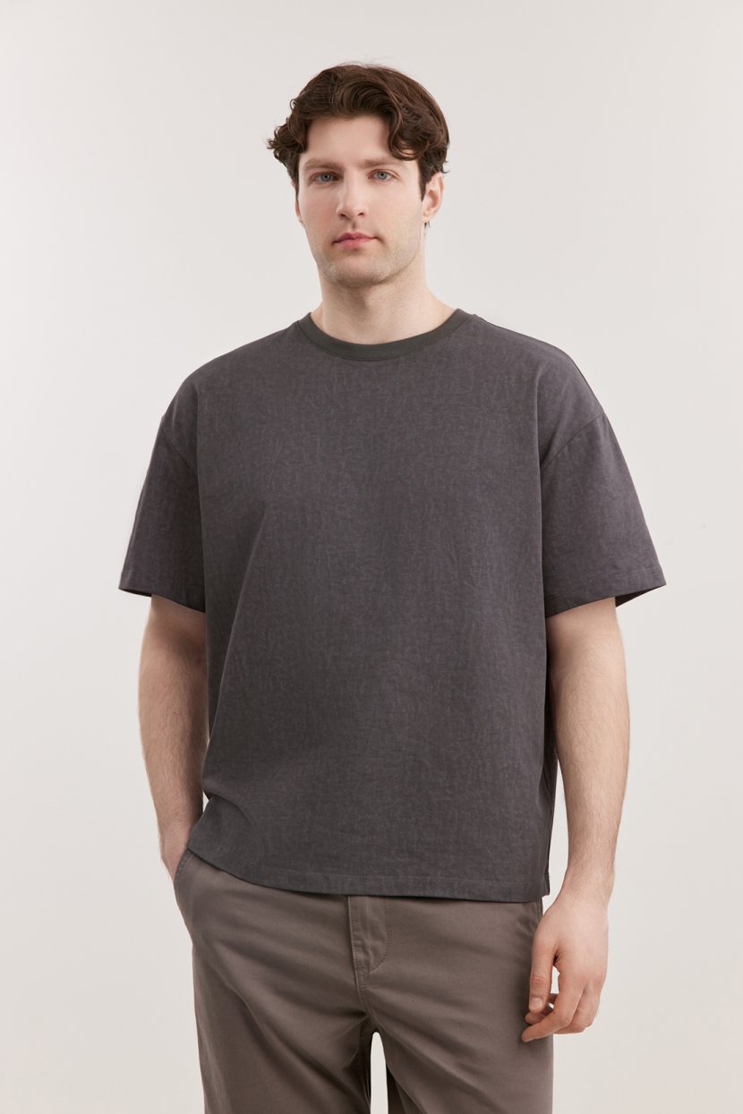 Хлопковая футболка с принтом 4399₽