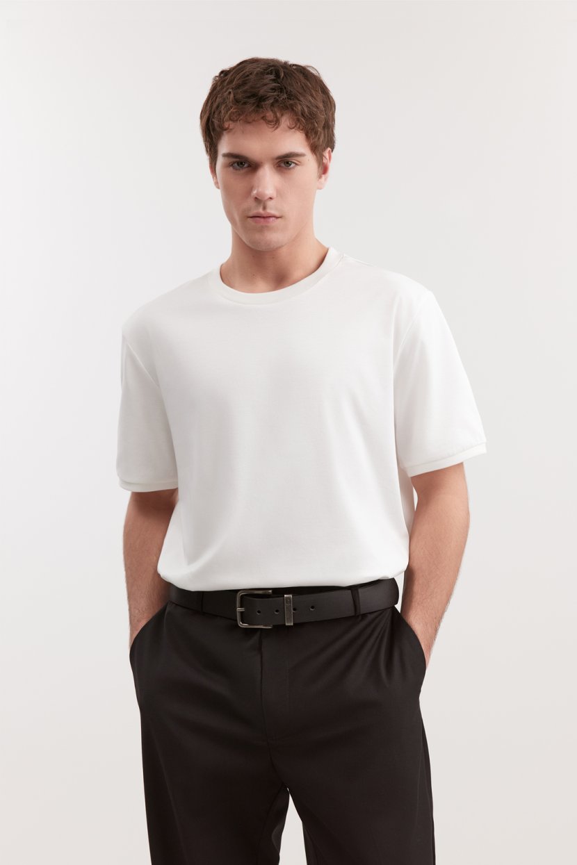 Хлопковая футболка из интерлока 3999₽