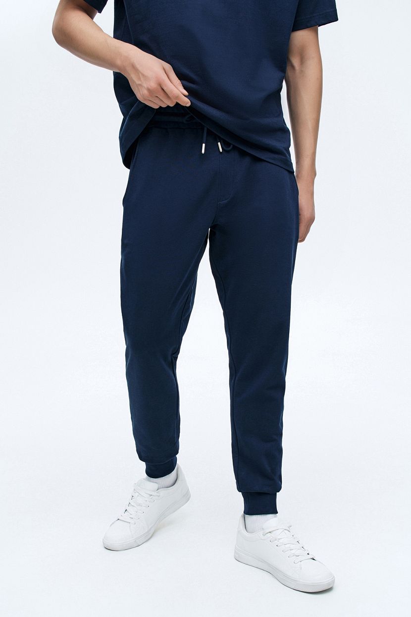 Спортивный костюм с футболкой  (арт. BAON B7824002), размер L, цвет синий Спортивный костюм с футболкой  (арт. BAON B7824002) - фото 3