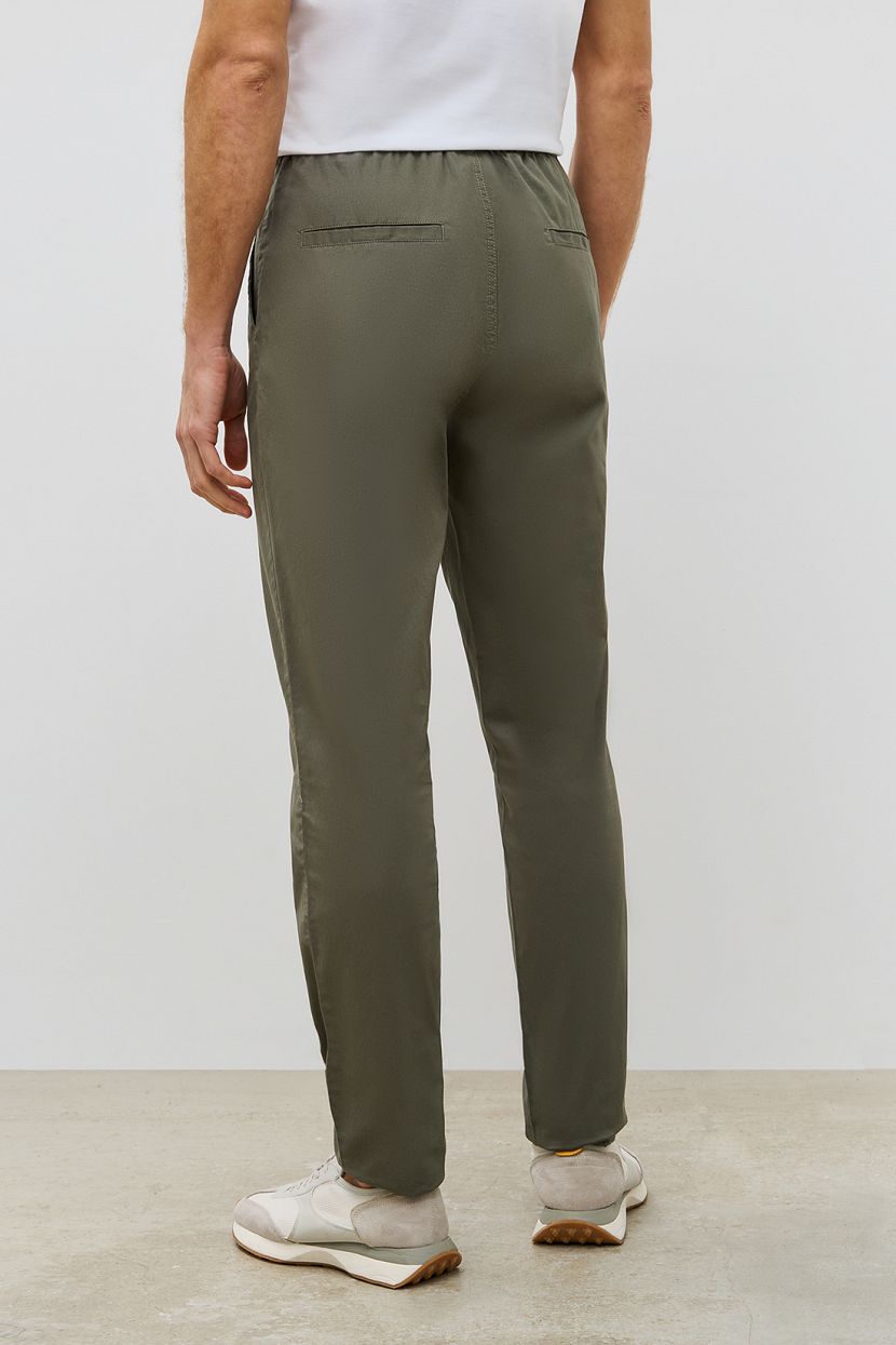 Повседневные брюки-джоггеры (арт. baon B791201), размер M, цвет зеленый Повседневные брюки-джоггеры (арт. baon B791201) - фото 2
