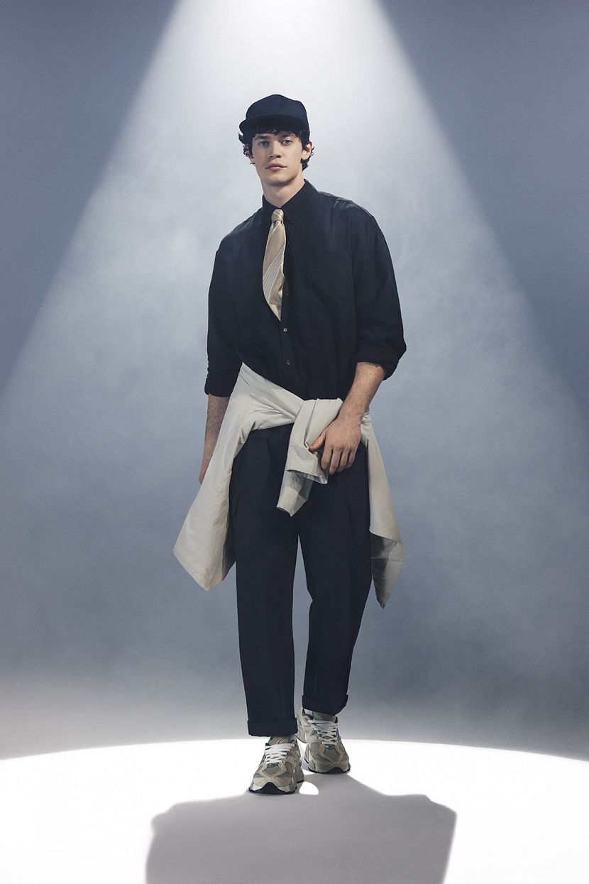 Брюки карго из хлопка с накладными карманами, черный