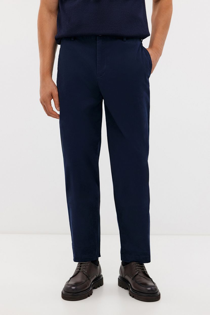 Брюки из 100 хлопка 3XL синий 4999₽