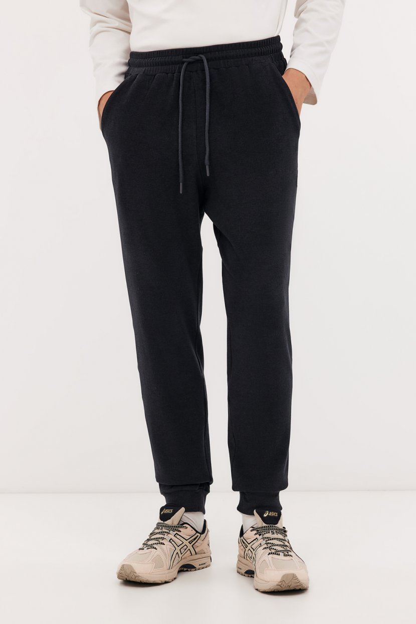 Брюки спортивные из поливискозной ткани 3XL черный 7199₽