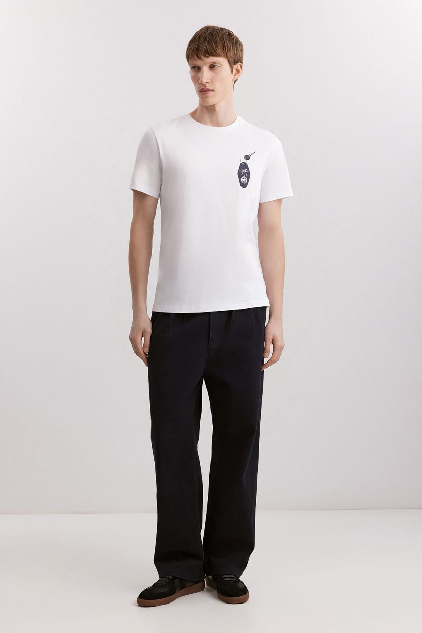 Брюки из 100% хлопка, 3XL, синий