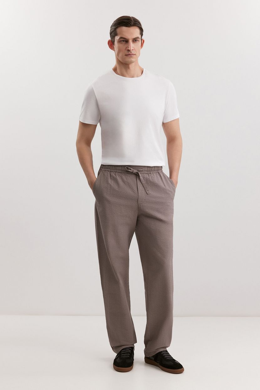 Брюки из 100 хлопка 3XL серый 5159₽