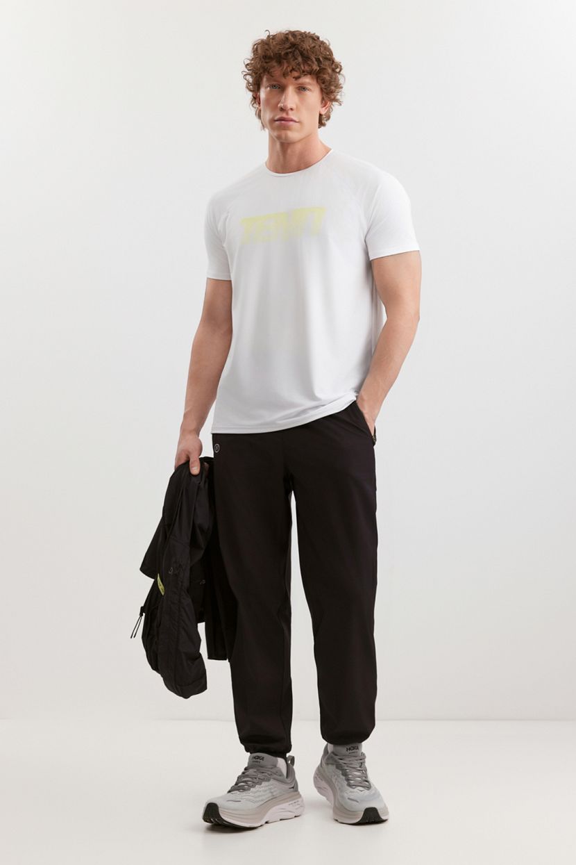 Спортивные брюки на резинке L черный 4599₽