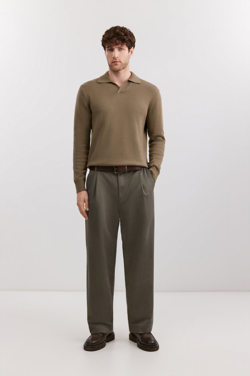 Брюки из смесовой ткани 5599₽