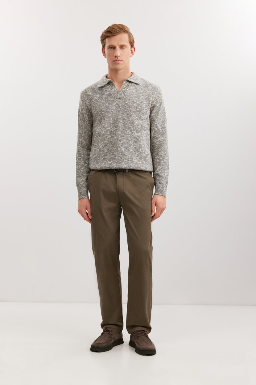 Зауженные брюки-чиносы из хлопка 6599₽