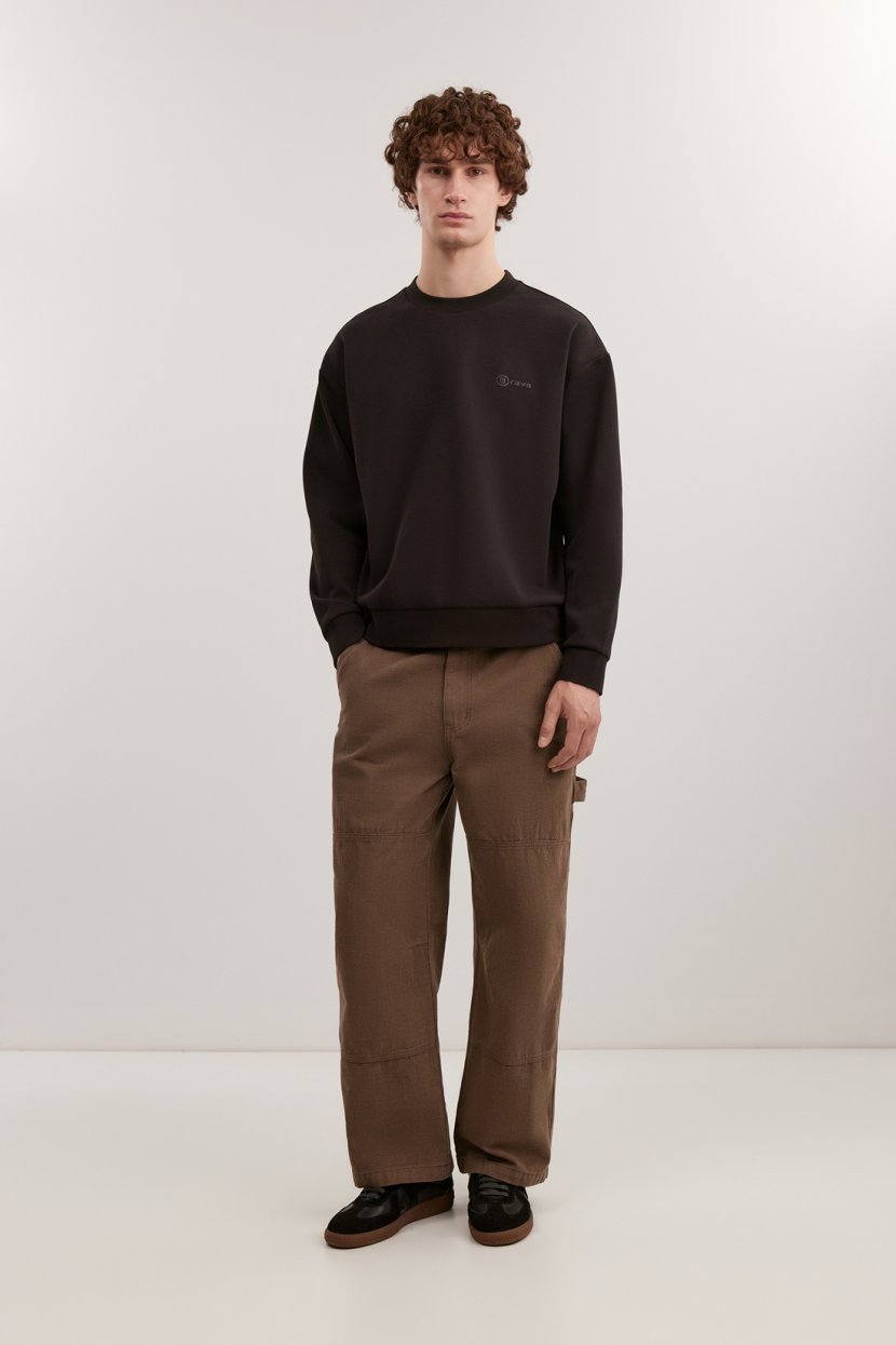 Хлопковые брюки карго прямого кроя 7699₽