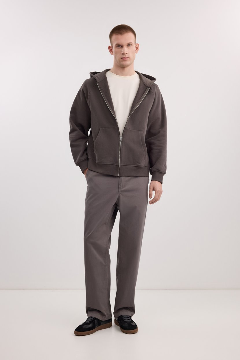 Хлопковые брюки-чиносы прямого кроя 7699₽