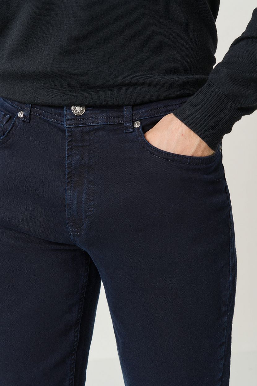 Прямые джинсы REGULAR  (арт. BAON B8023505), размер 35, цвет синий Прямые джинсы REGULAR  (арт. BAON B8023505) - фото 4