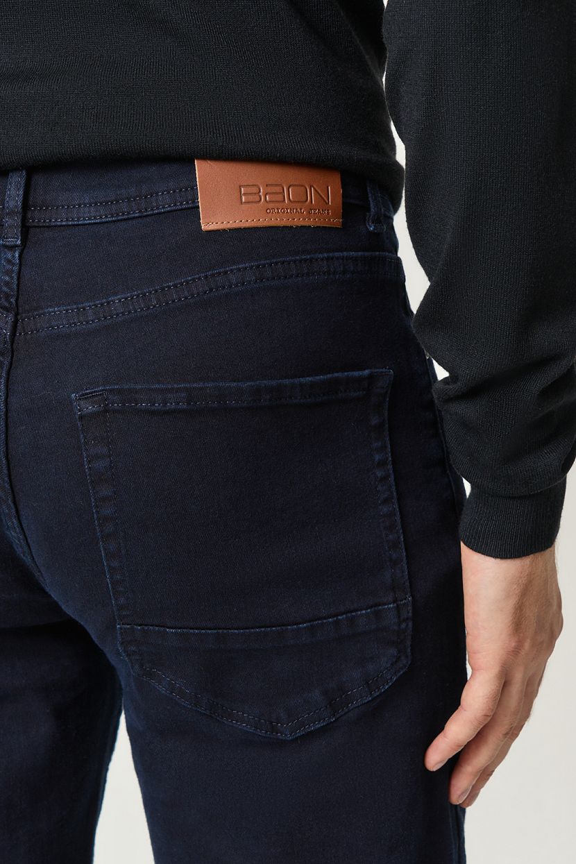 Прямые джинсы REGULAR  (арт. BAON B8023505), размер 35, цвет синий Прямые джинсы REGULAR  (арт. BAON B8023505) - фото 5