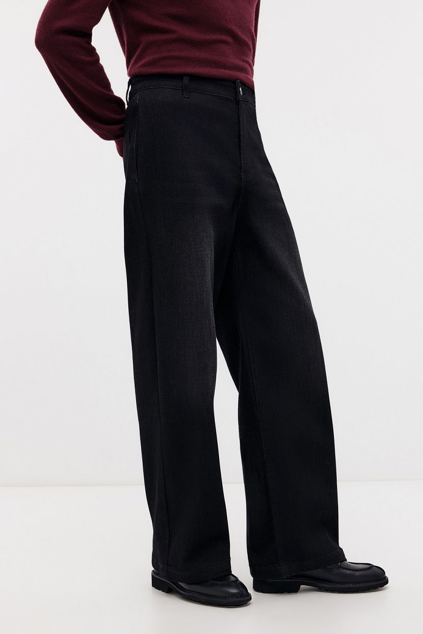 Утепленные джинсы RELAXED 33 черный 4599₽