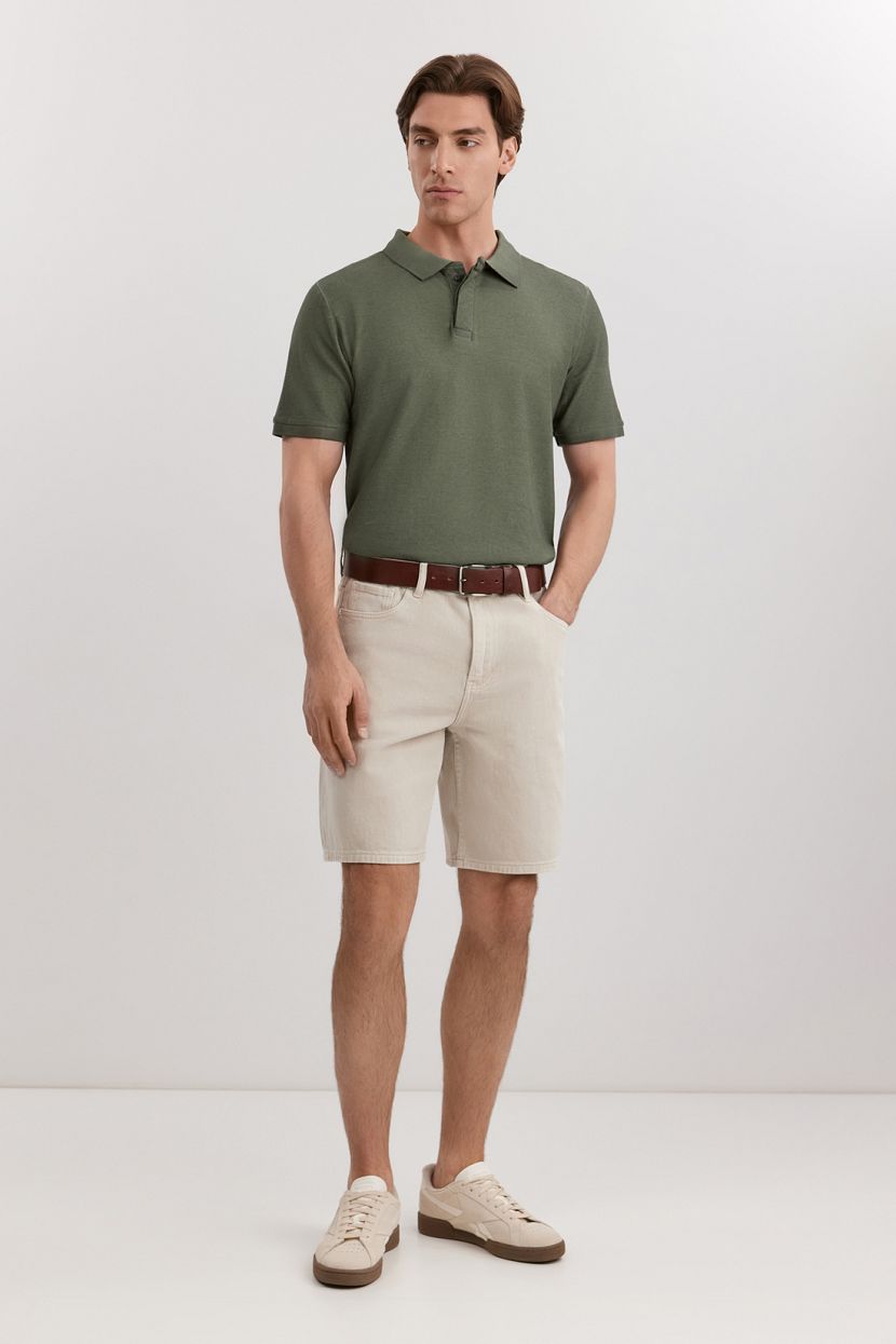 Шорты из хлопка и вискозы