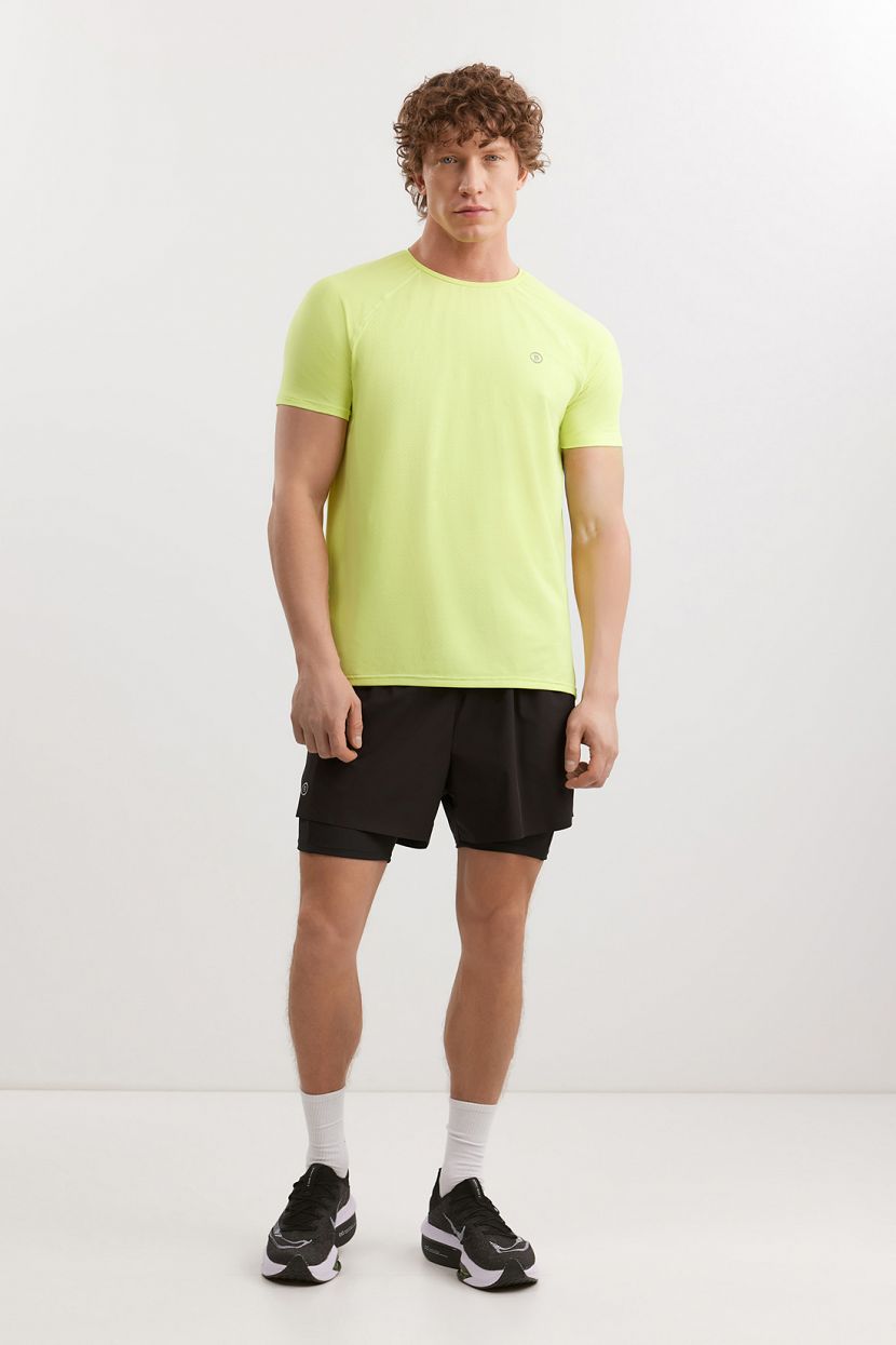 Спортивные двойные шорты L черный 3199₽