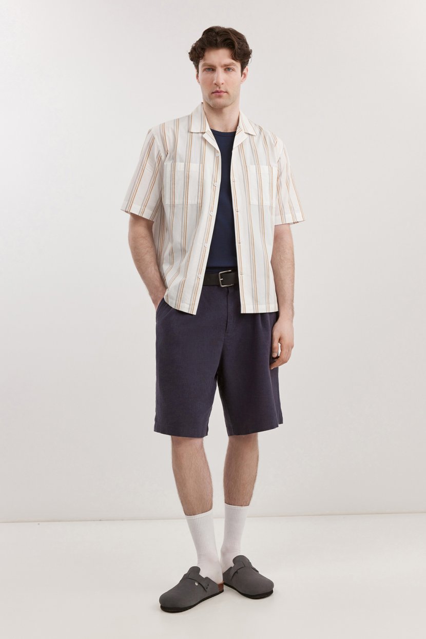 Шорты свободного кроя из льна и лиоцелла 7699₽