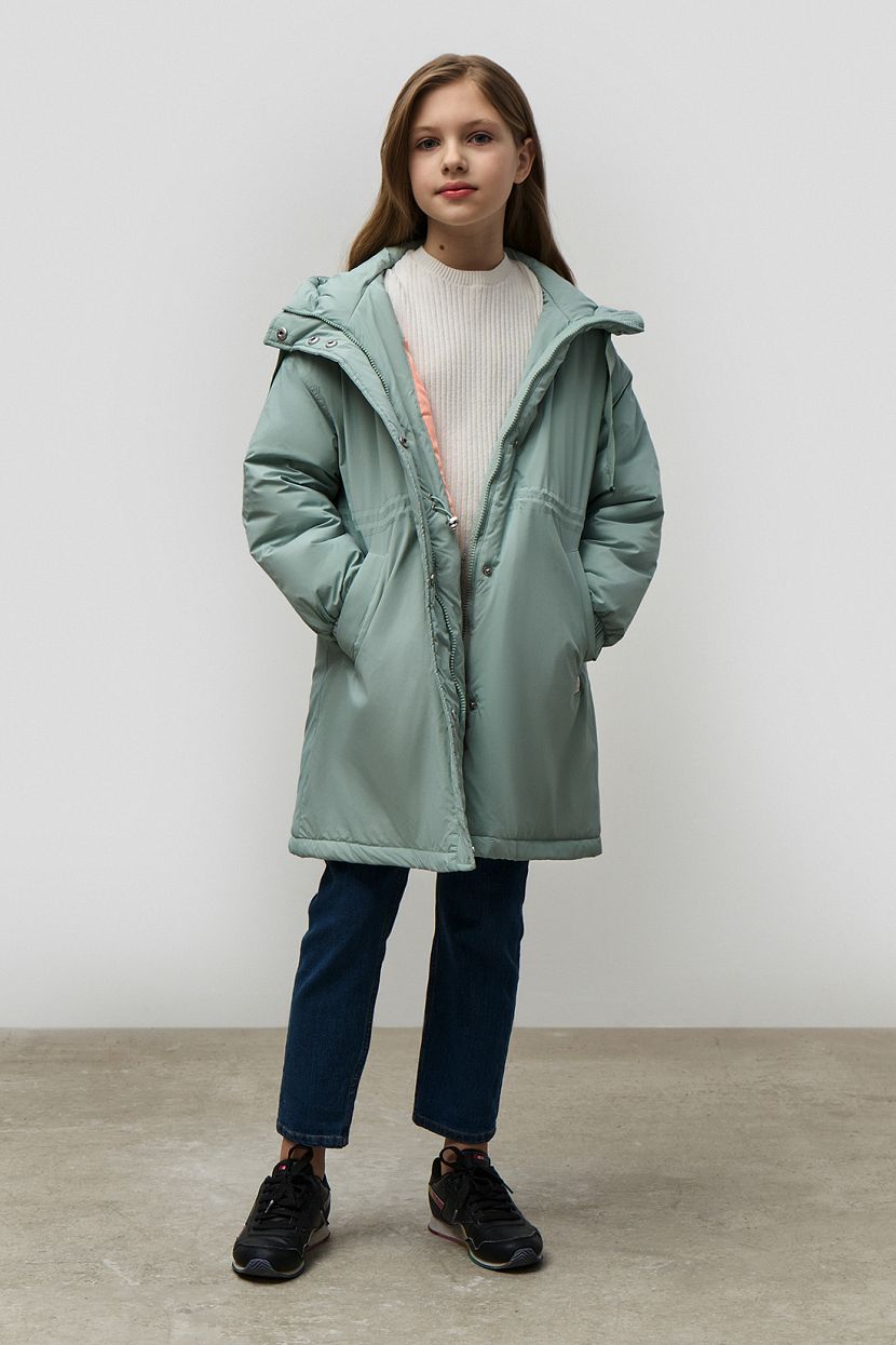 Куртка, 152-158, зеленый