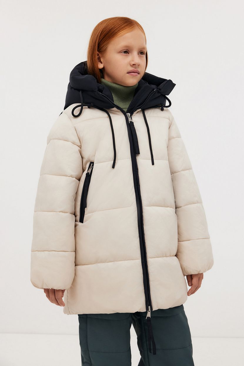 Утепленная куртка из экопуха 140 OSTRICH-BLACK 7999₽