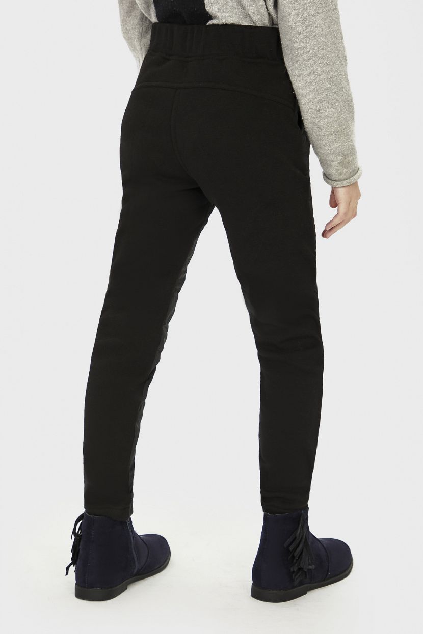 Утеплённые брюки для девочки (арт. baon BK090505), размер 146, цвет черный Утеплённые брюки для девочки (арт. baon BK090505) - фото 2