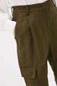 Льняные брюки-карго B290020
