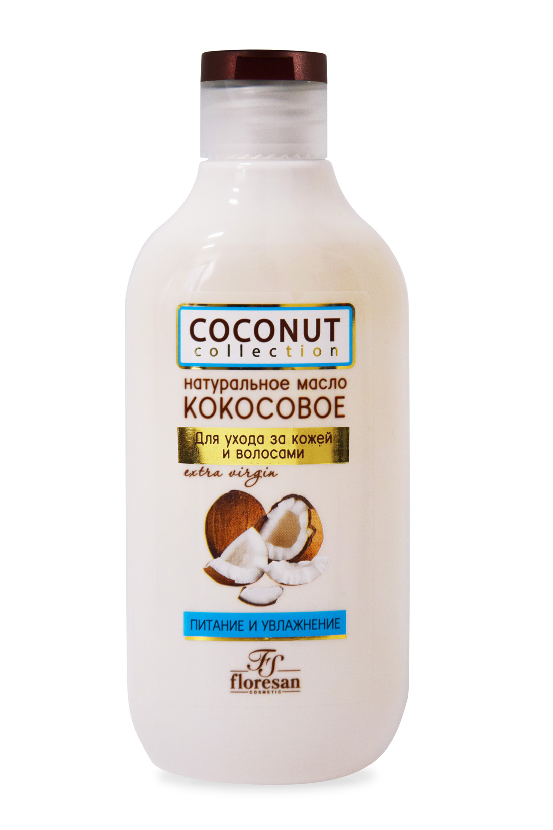 Кокосовое масло натуральное 300 мл (арт. baon 589000), размер Без/раз, цвет белый