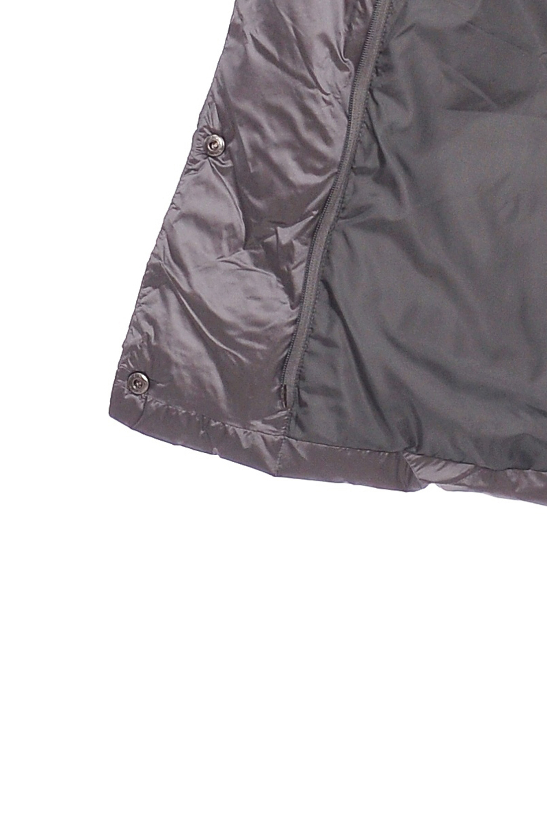 Пуховик с асимметричной стёжкой (арт. baon B008587), размер XL, цвет серый Пуховик с асимметричной стёжкой (арт. baon B008587) - фото 4