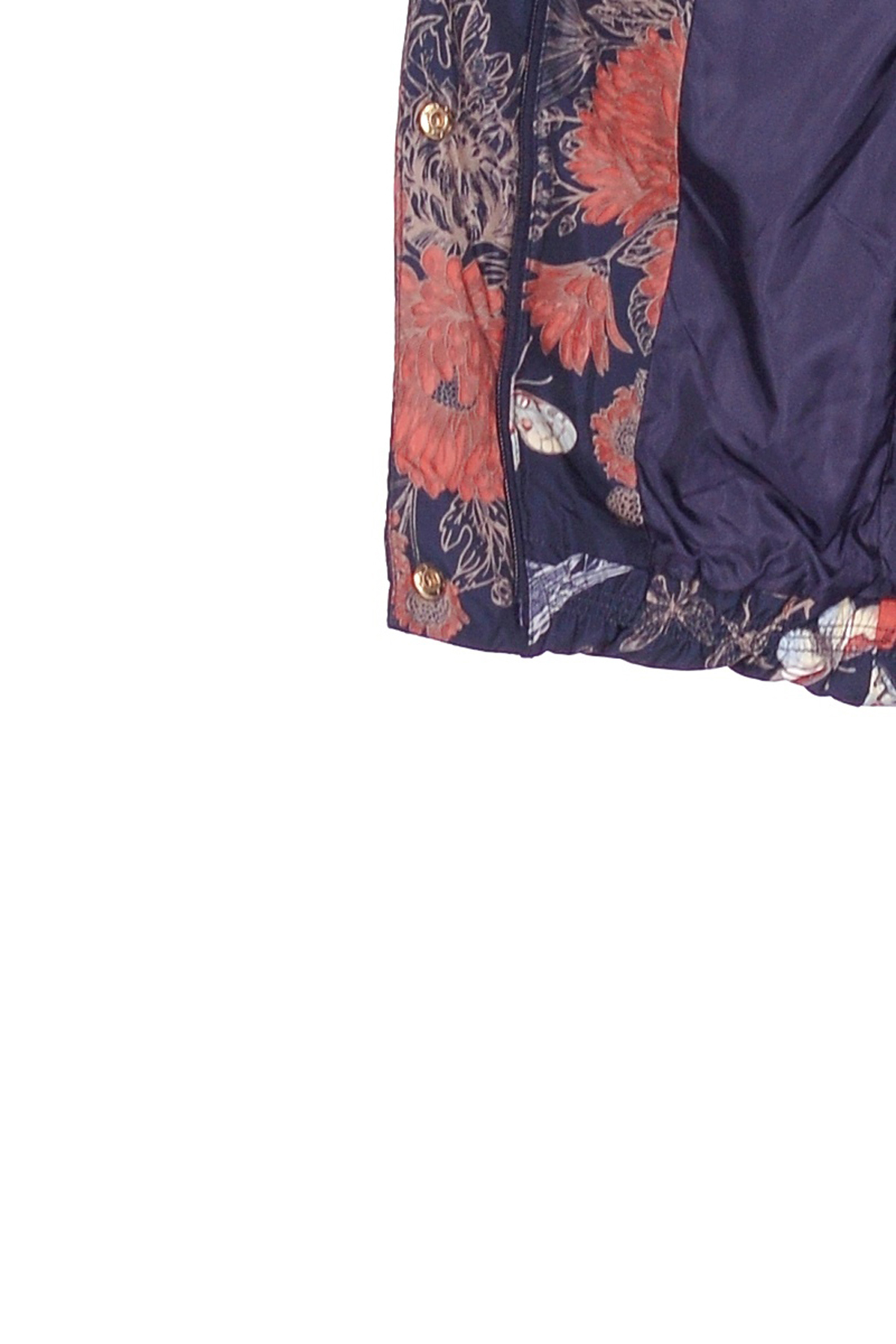 Укороченный пуховик с цветочным принтом (арт. baon B009540), размер XXL Укороченный пуховик с цветочным принтом (арт. baon B009540) - фото 4