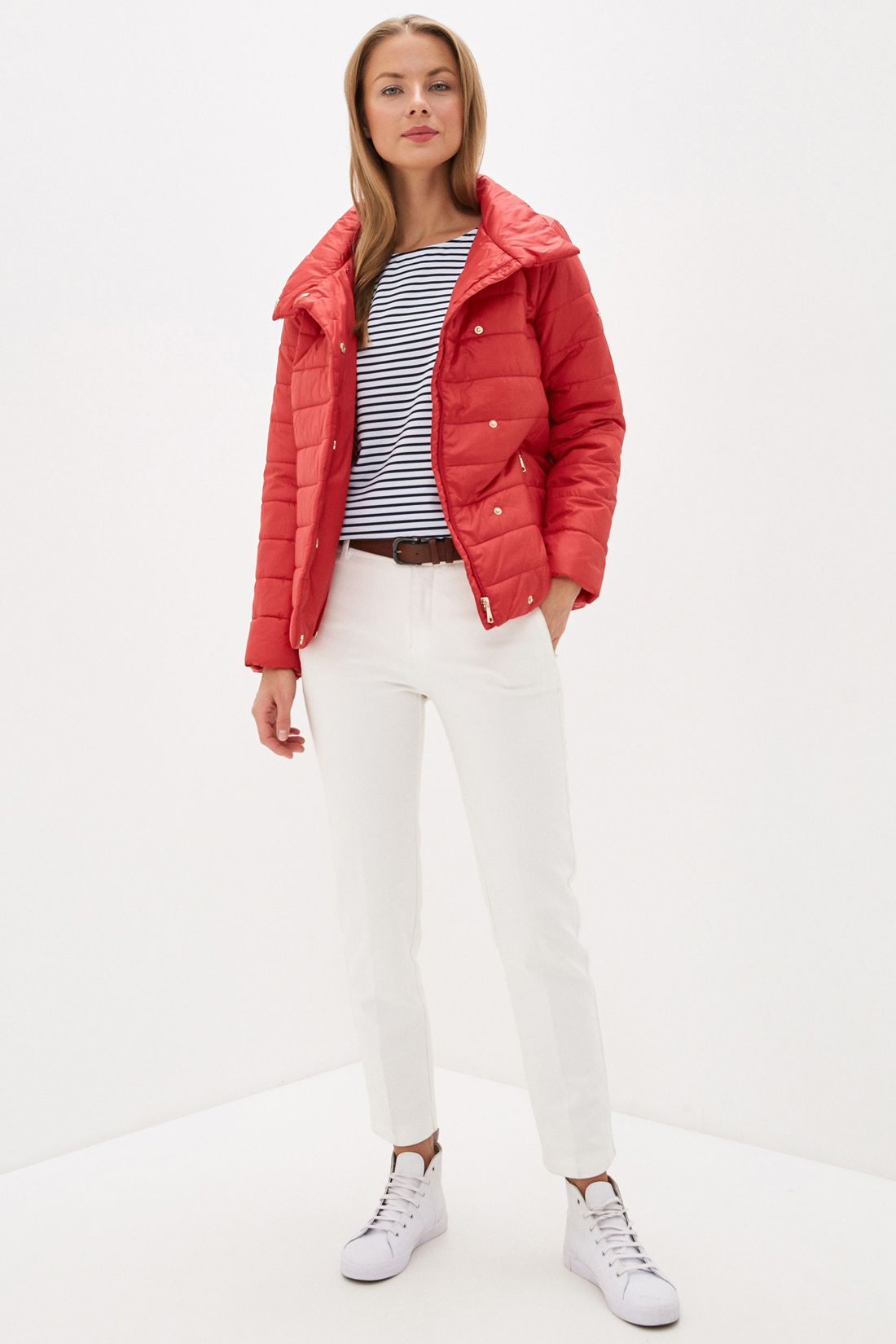 Куртка с воротником (арт. baon B030002), размер XXL, цвет красный Куртка с воротником (арт. baon B030002) - фото 5